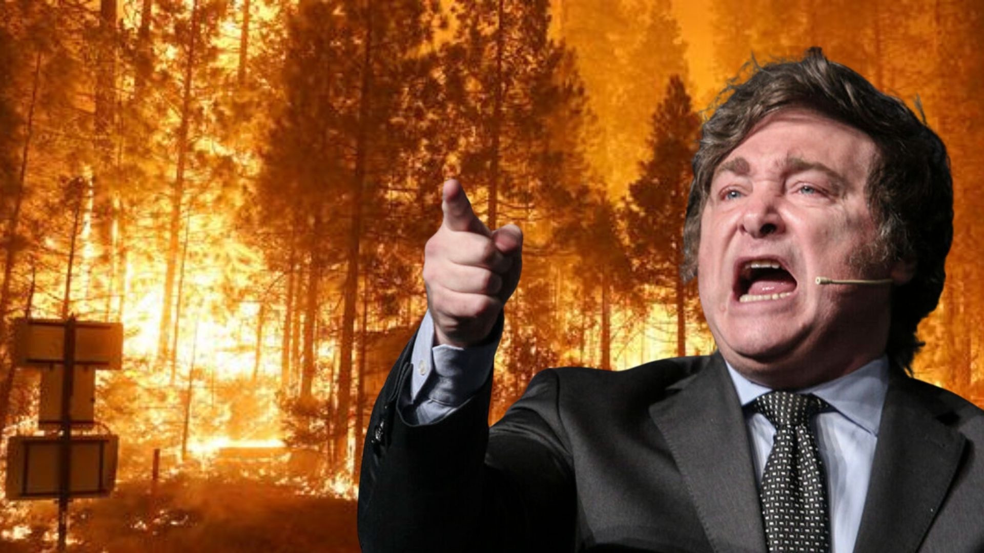 Preparando el remate? Milei desfinancia un 78% el combate del fuego y deroga la ley que protege las zonas arrasadas