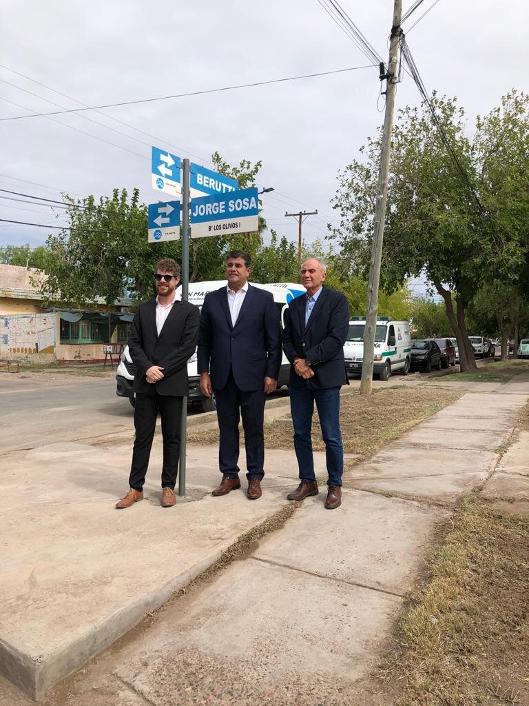 Homenaje a Jorge Sosa en San Mart&iacute;n 