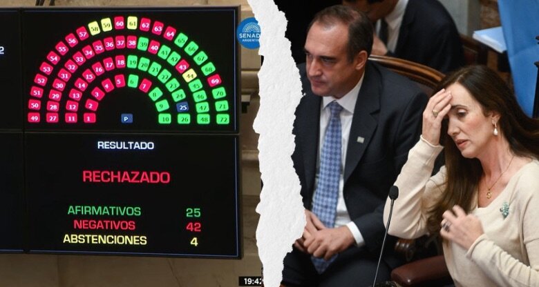  El Senado rechaz&oacute; hist&oacute;ricamente el DNU 70/2023 tras tensiones internas