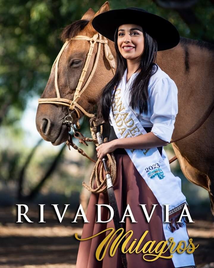 Milagros Escudero la representante de Rivadavia en La Fiesta Nacional de la Ganader&iacute;a 