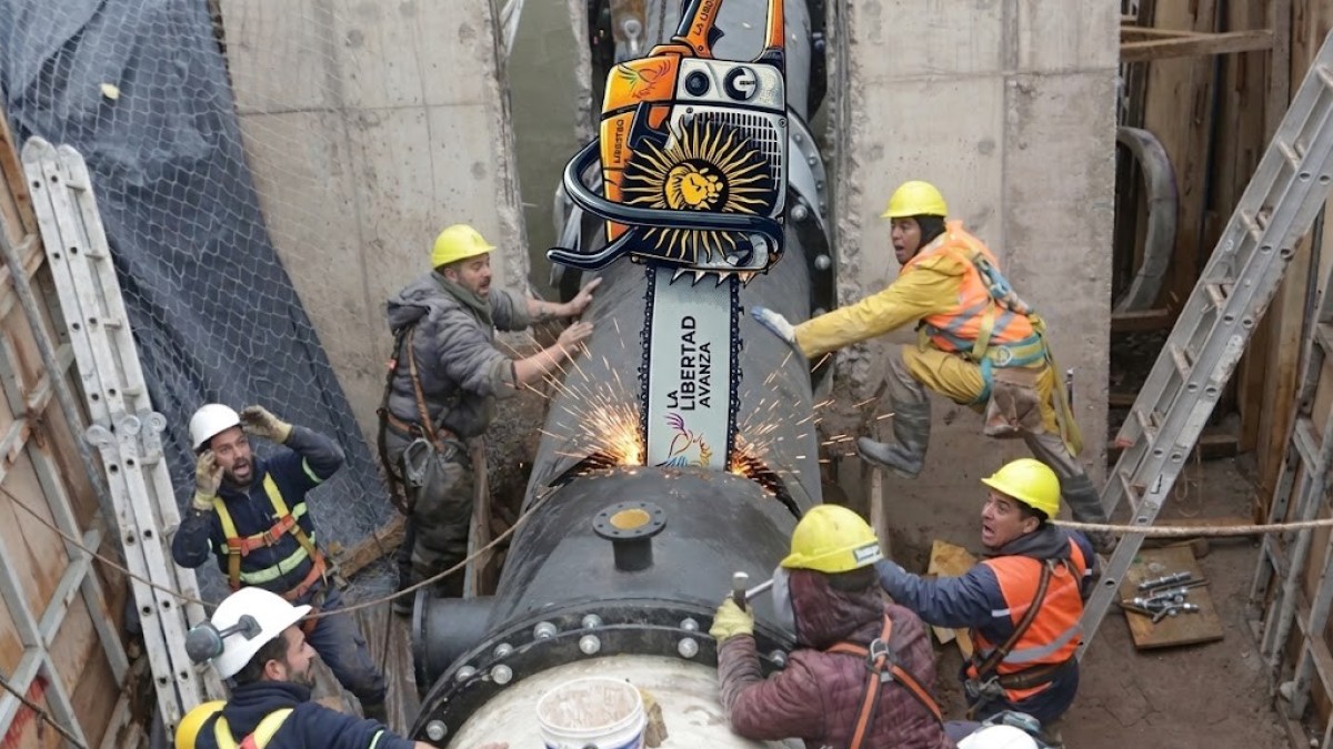 La obra que pudo aliviar la crisis cloacal en Mendoza qued&oacute; atrapada en los recortes nacionales