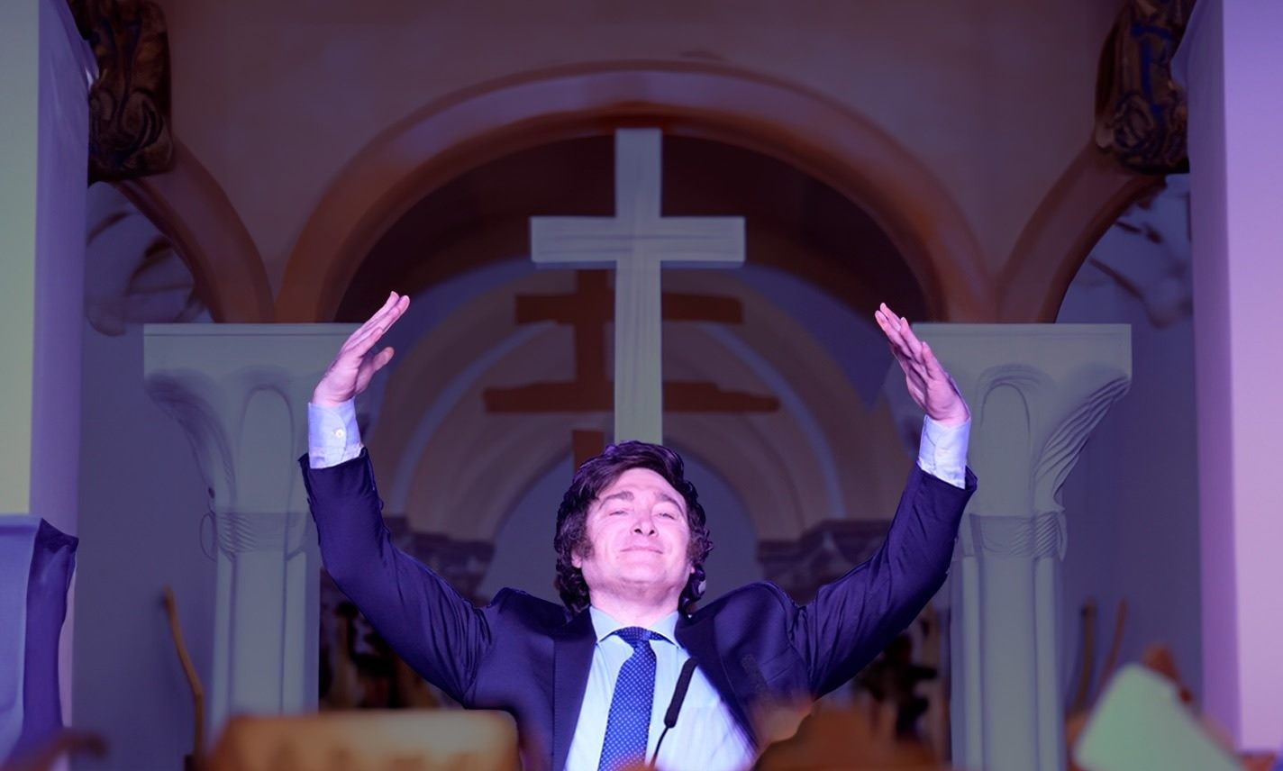Milei asiste a un acto religioso donde los fieles deben pagar $25 mil por &ldquo;capacitarse&rdquo;