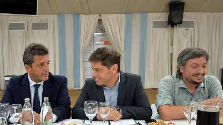 Kicillof, M&aacute;ximo y Massa negocian contrarreloj la unidad peronista antes del cierre de alianzas